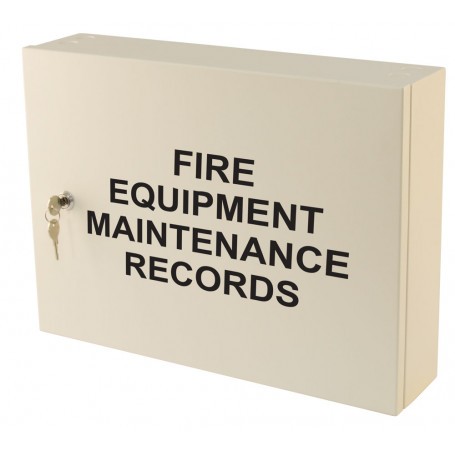 Fire Equipment Maintenance Records Cabinet